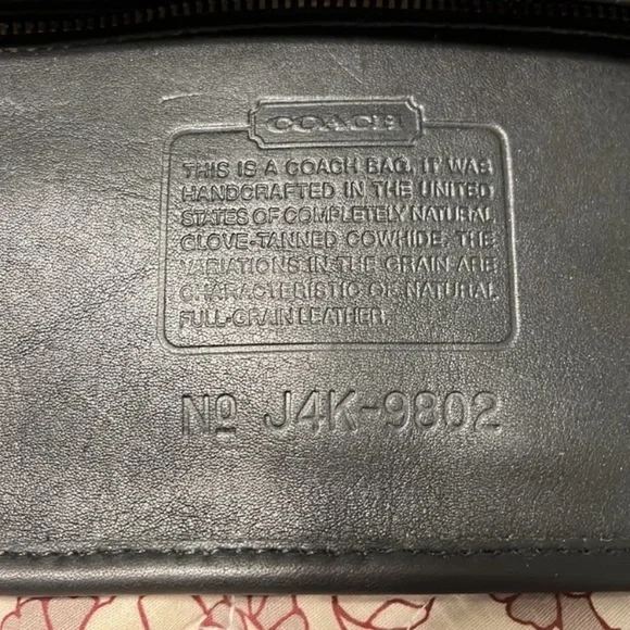 ☄️Flash Sale ☄️Authentic VTG Coach Legacy Black Leather Crossbody Bag